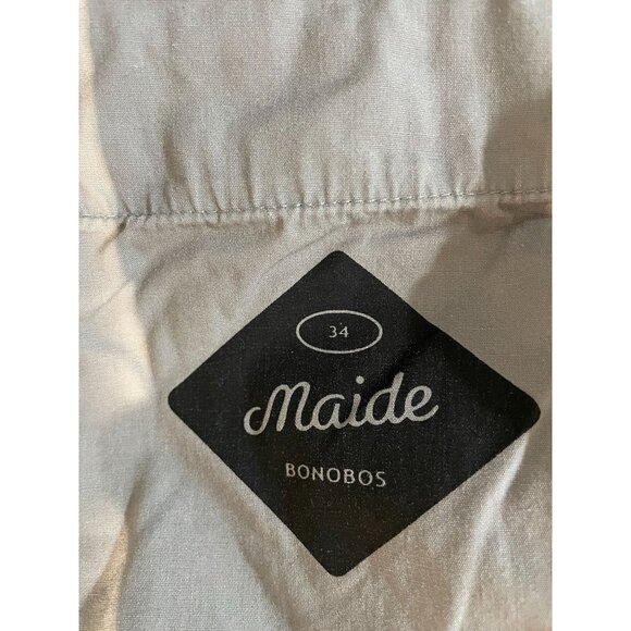 Maide Bonobos Golf Khaki Shorts Beige Men's Size 34 Cotton Blend - Picture 10 of 13